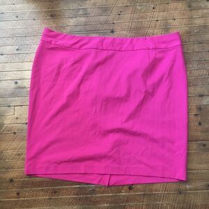 Lane Bryant pink knit pencil skirt